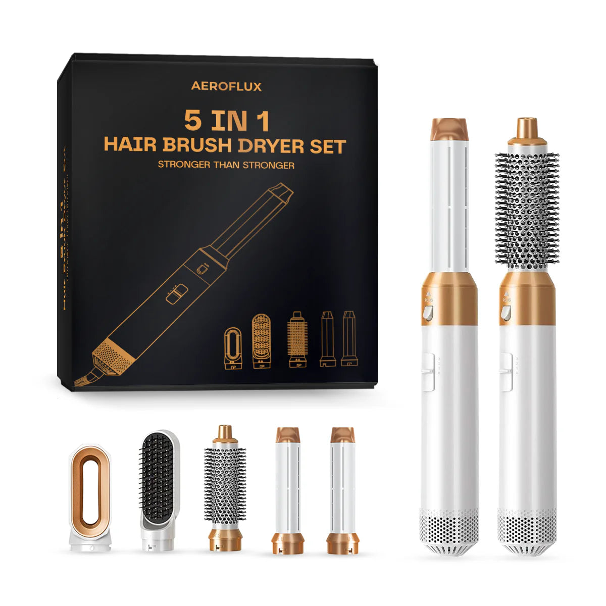 GlowStylers™ | Spazzola Phon 5 in 1 
— Piega da Salone a Casa in 10 Minuti